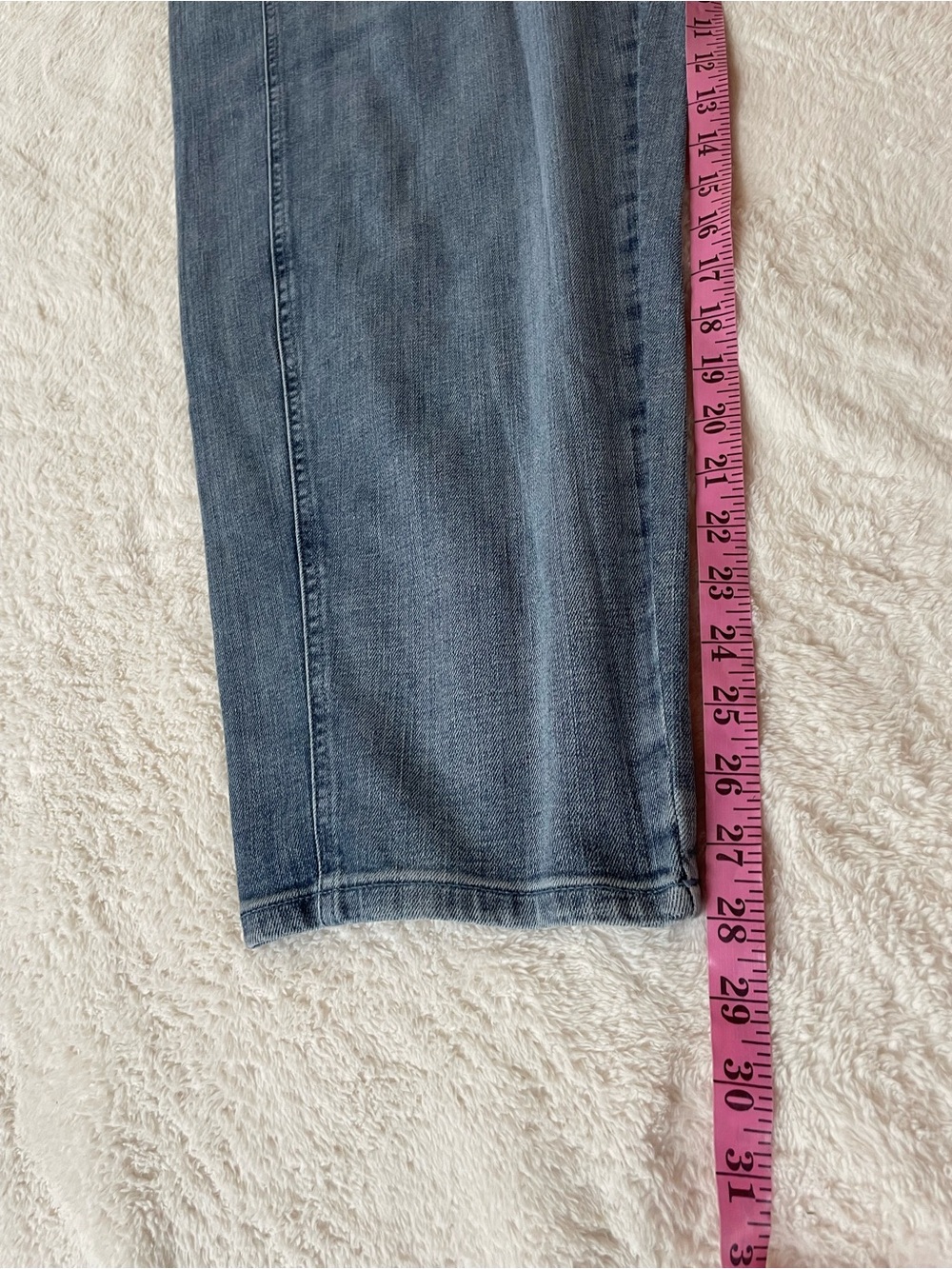 Eileen Fisher Cotton Stretch Denim Lantern Jean Classic Indigo Size XL Comfort - Picture 7 of 10